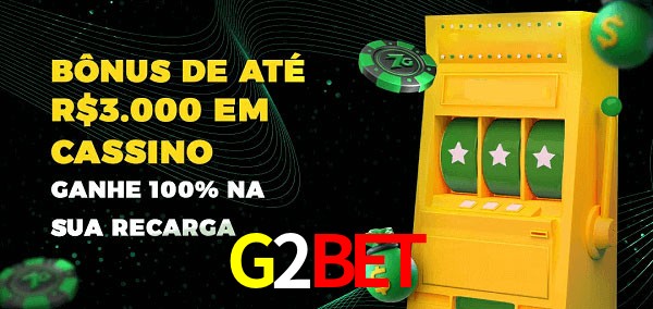 G2Bet melhor bônus de depósito